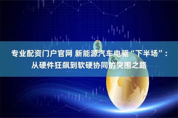 专业配资门户官网 新能源汽车电驱“下半场”：从硬件狂飙到软硬协同的突围之路